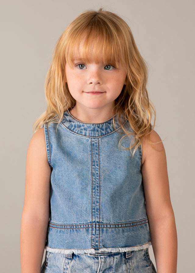 Denim top