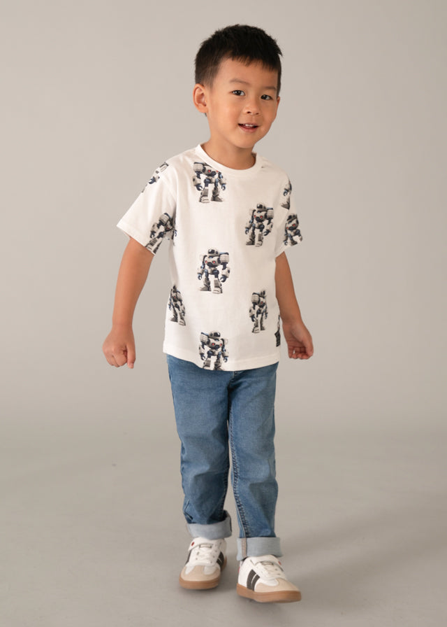 Printed s/s t-shirt