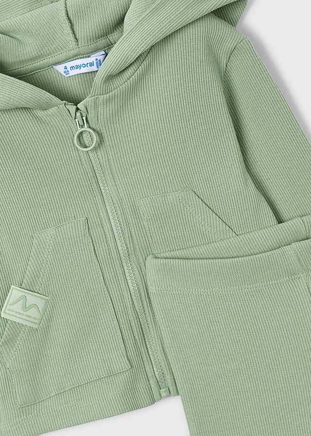 Ribbed flare tracksuit