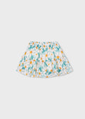 Printed dobby skirt