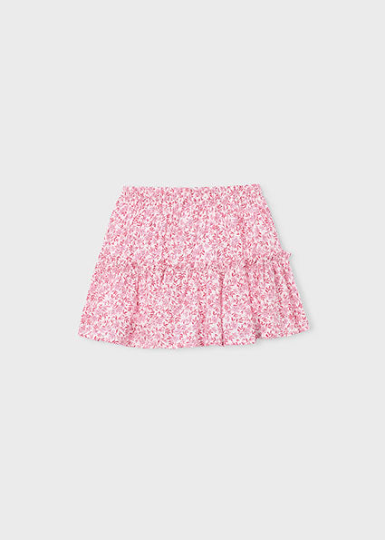 Printed dobby skirt