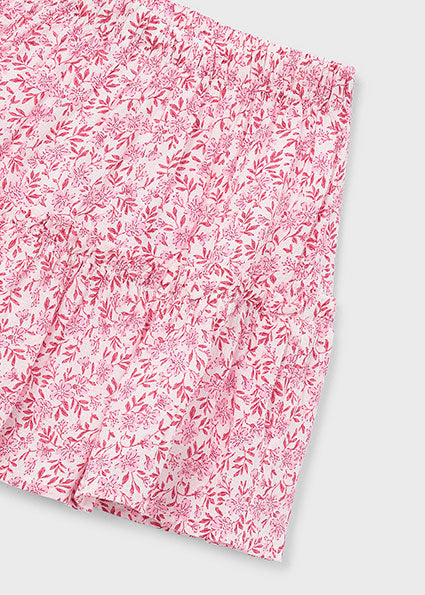 Printed dobby skirt