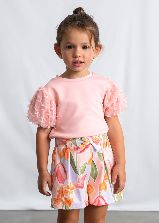 patterned pant skirt