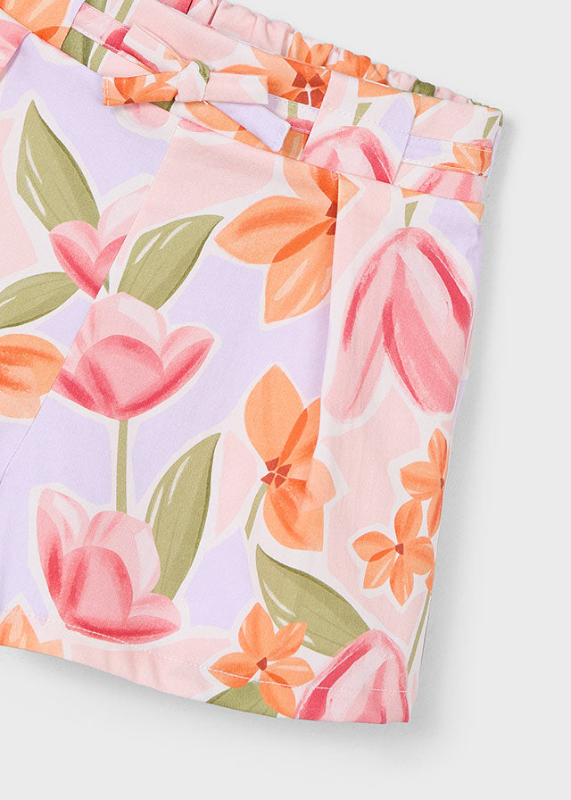 patterned pant skirt