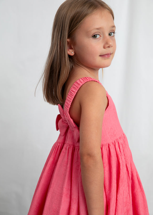 Flowers jacquard dress