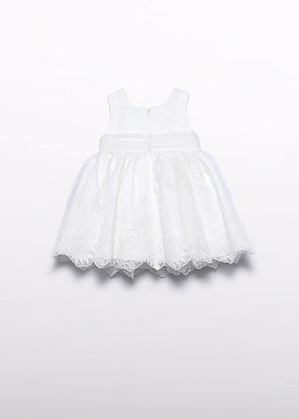 Organdy embroidered dress