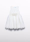 Organdy embroidered dress