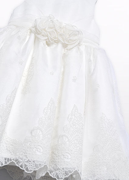 Organdy embroidered dress