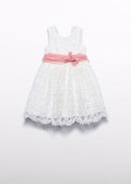 Embroidered tulle dress