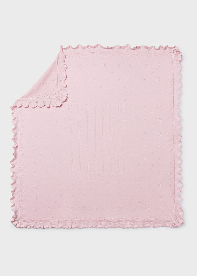 Knit baby blanket
