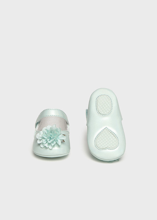 Floral mary janes