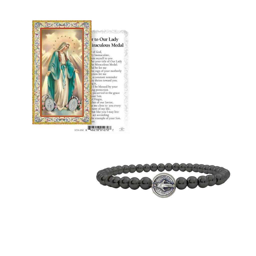 Subliminal Blessed Mother Miraculous Beaded Bracelet