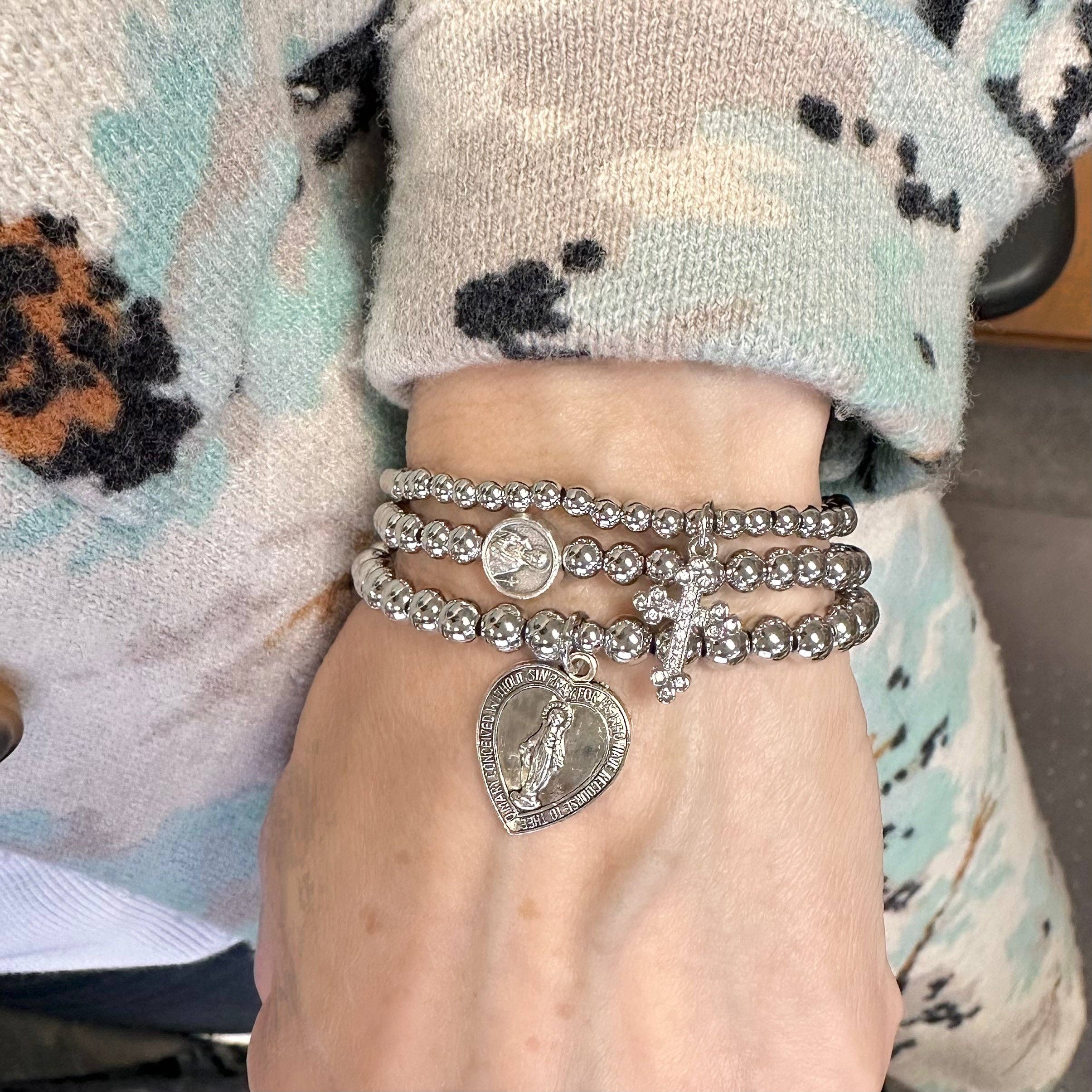Subliminal Saint Gerard Beaded Bracelet
