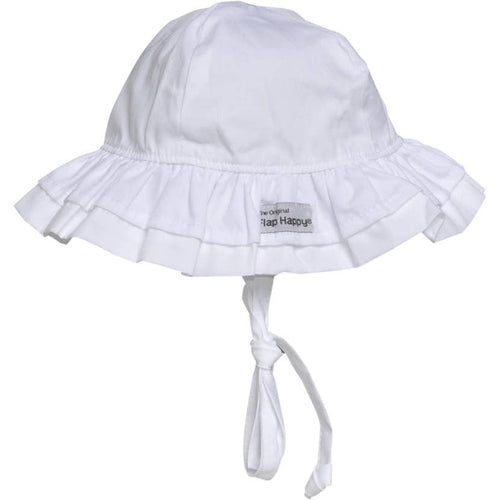 Baby UPF50+ Girls and Boys Double Ruffle Sun Hat