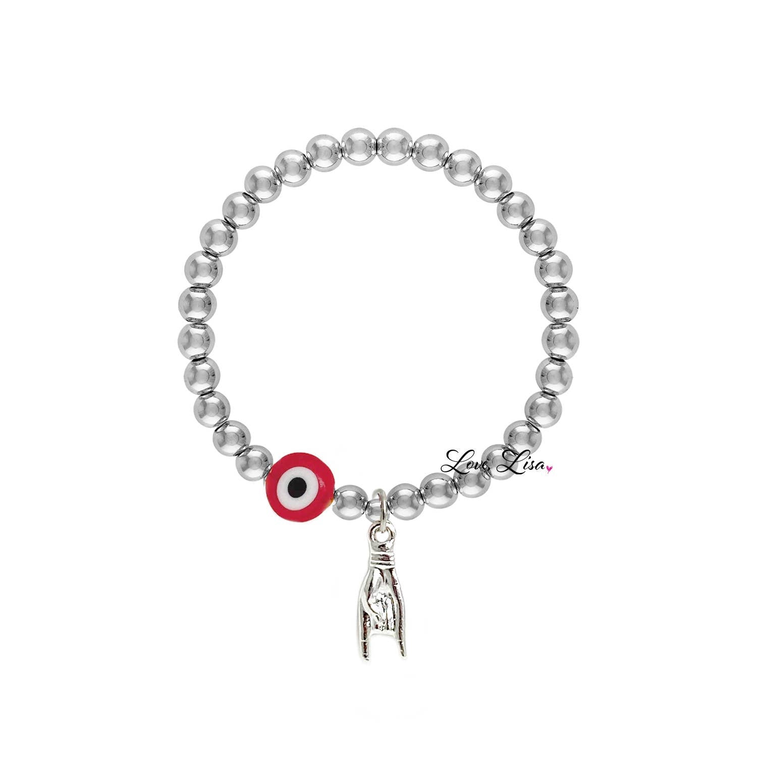 Italian Good Luck Hand Sign Charm Bracelet