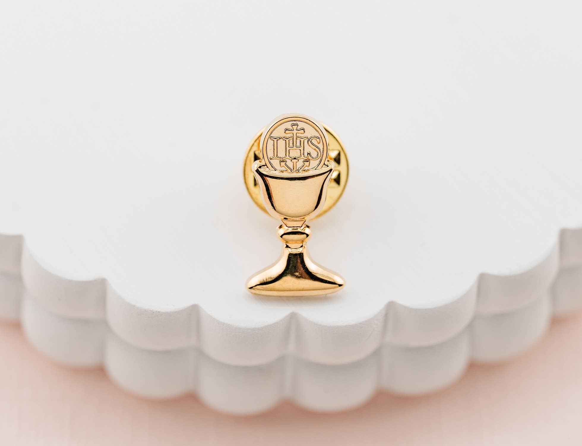Boys First Communion Gift Chalice Tie Pin - Gold