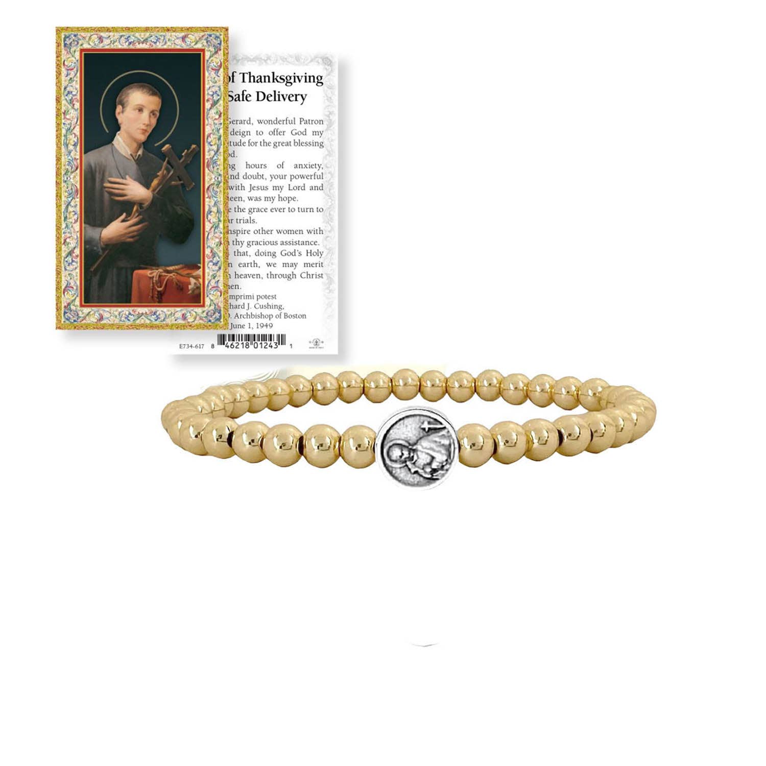 Subliminal Saint Gerard Beaded Bracelet