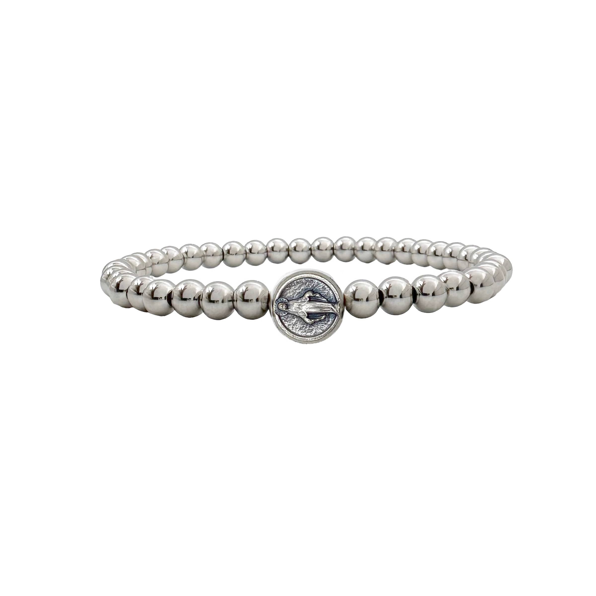 Subliminal Blessed Mother Miraculous Beaded Bracelet