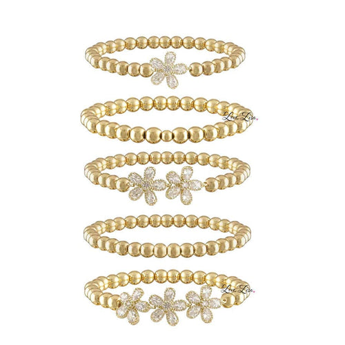 Felicity Floral Collection of Bracelets