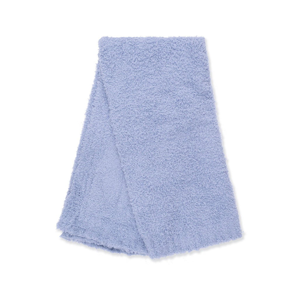Chenille - Dusty Blue Stroller Blanket