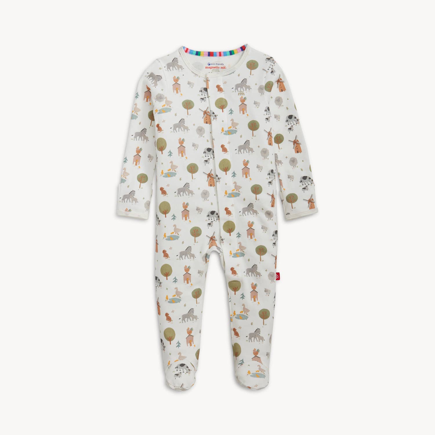 FUNNY FARM ORGANIC COTTON FOOTIE