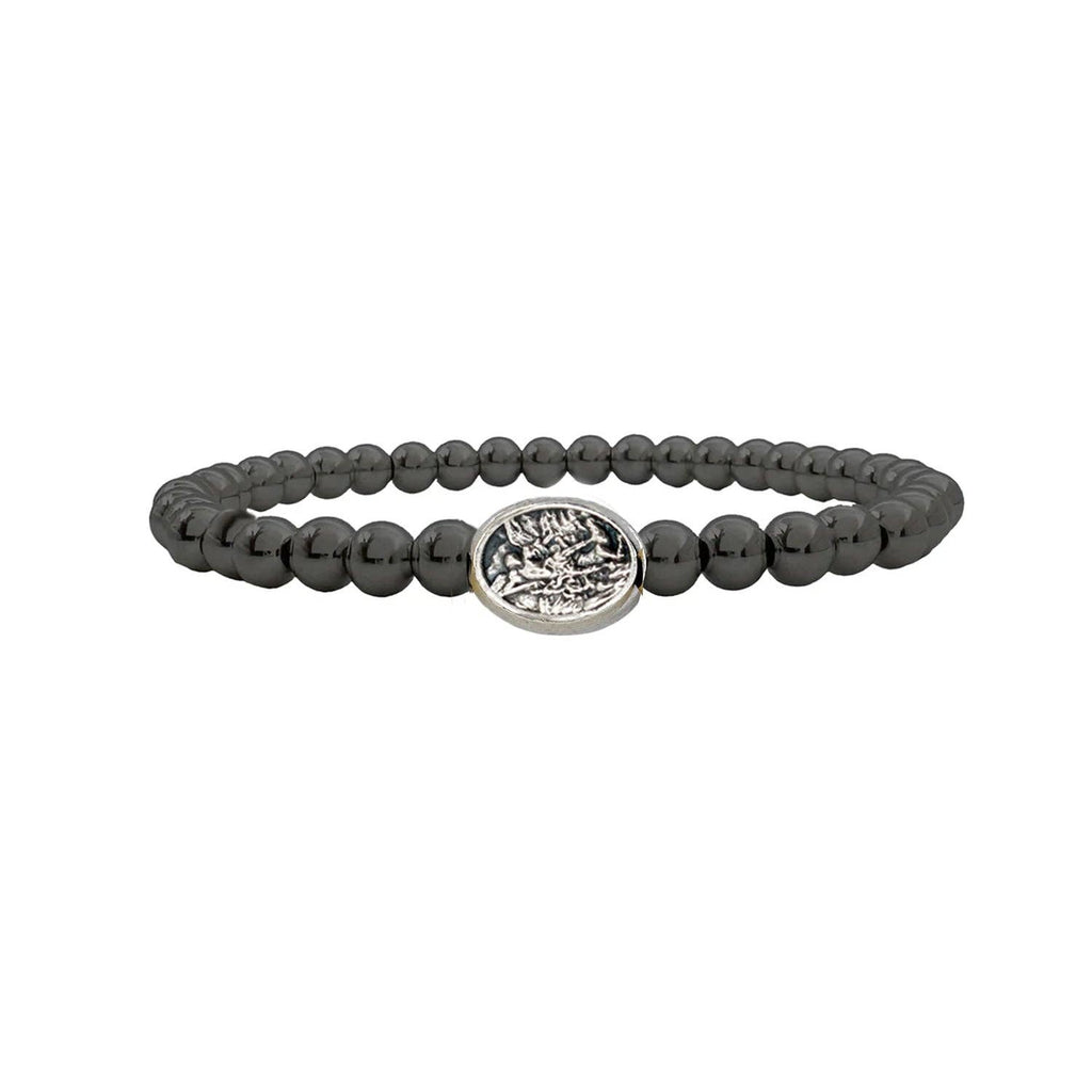 Subliminal Saint Michael The Archangel Stretch Bracelet