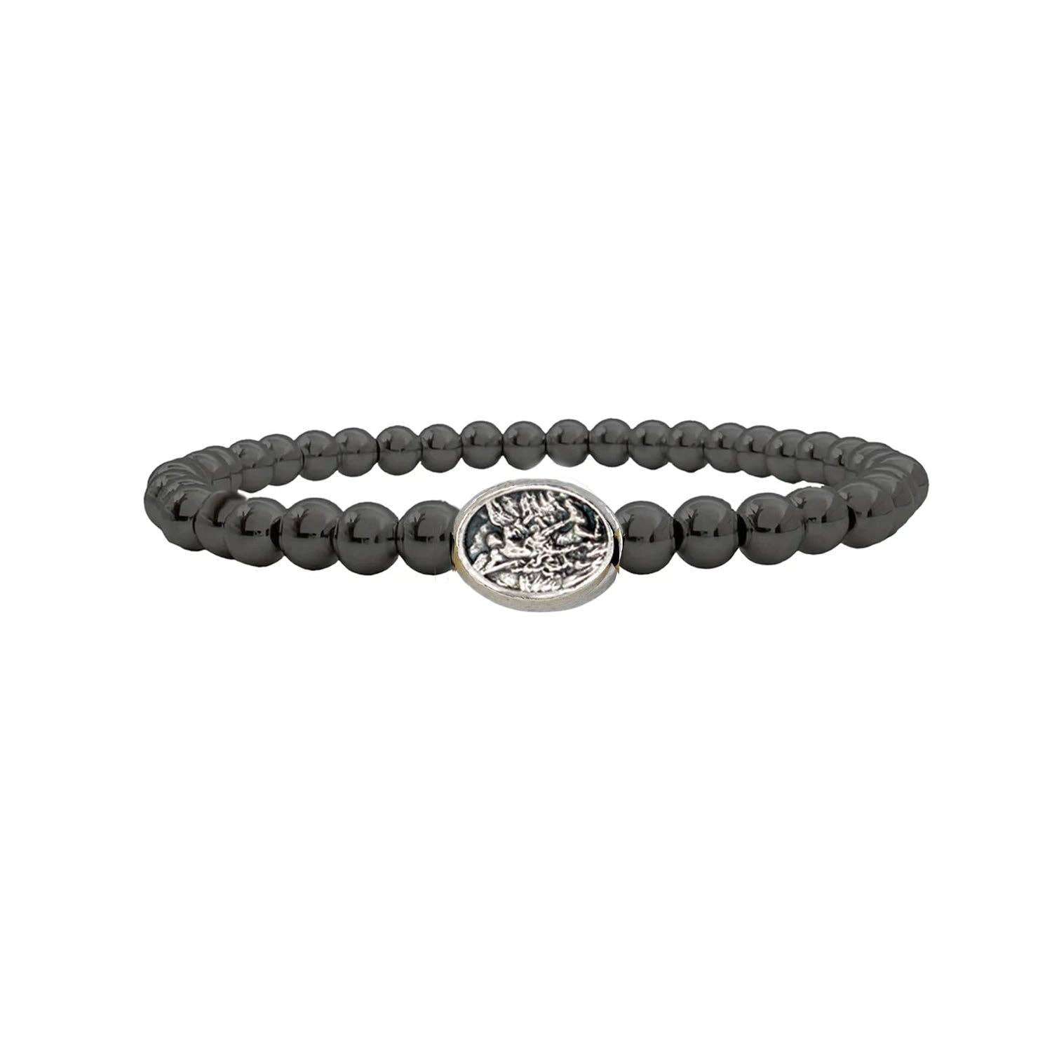Subliminal Saint Michael The Archangel Stretch Bracelet