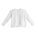 Pointelle Edge Bolero Sweater