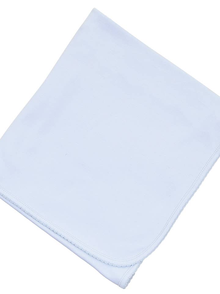 Essentials Solid Blue Blanket