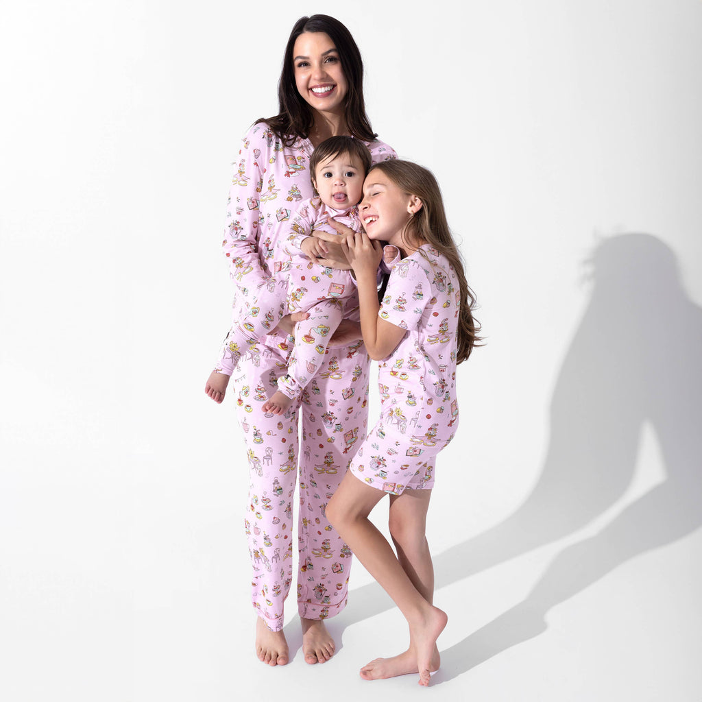 Tea Party Bamboo Convertible Footie