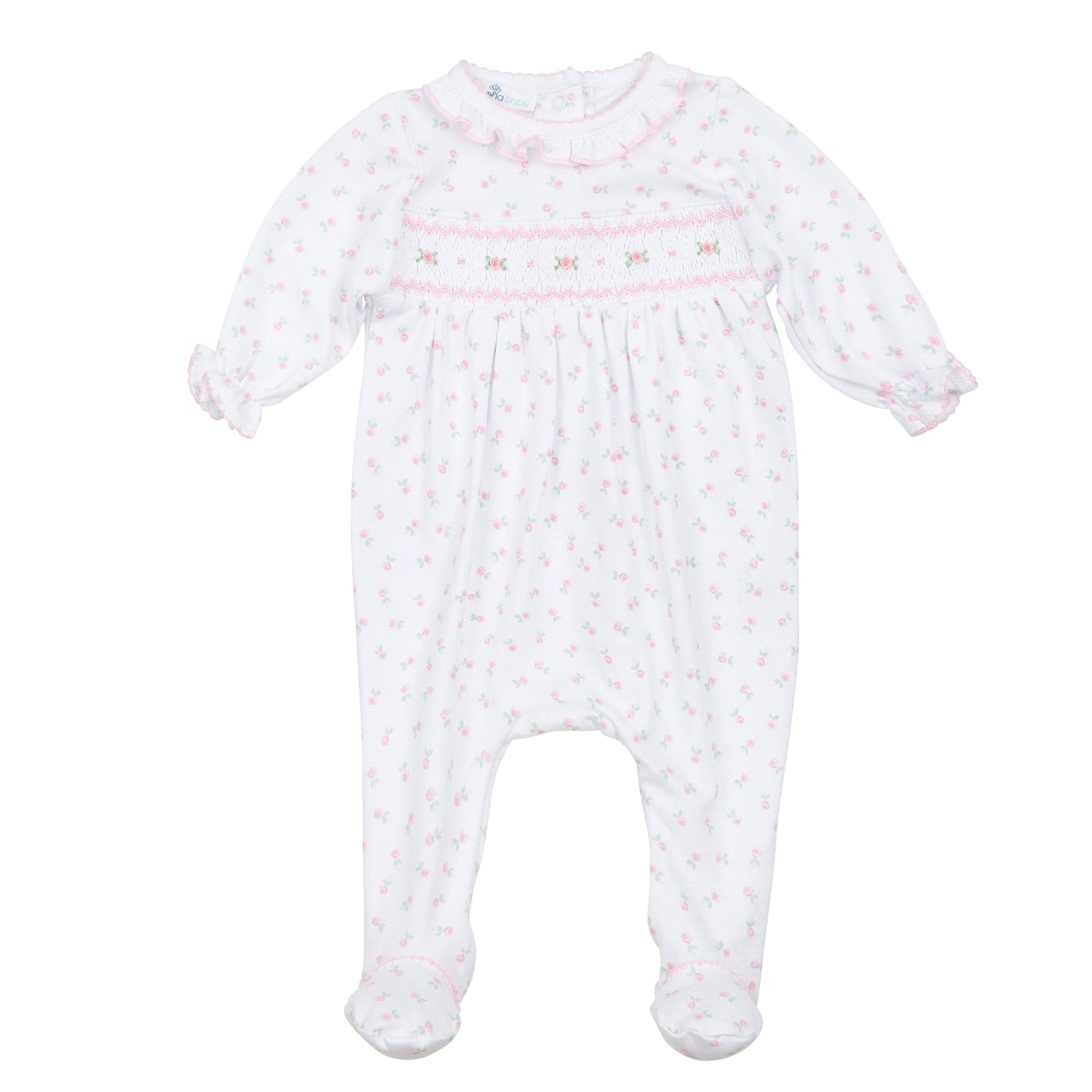 Juliette's Classics Smocked Footie