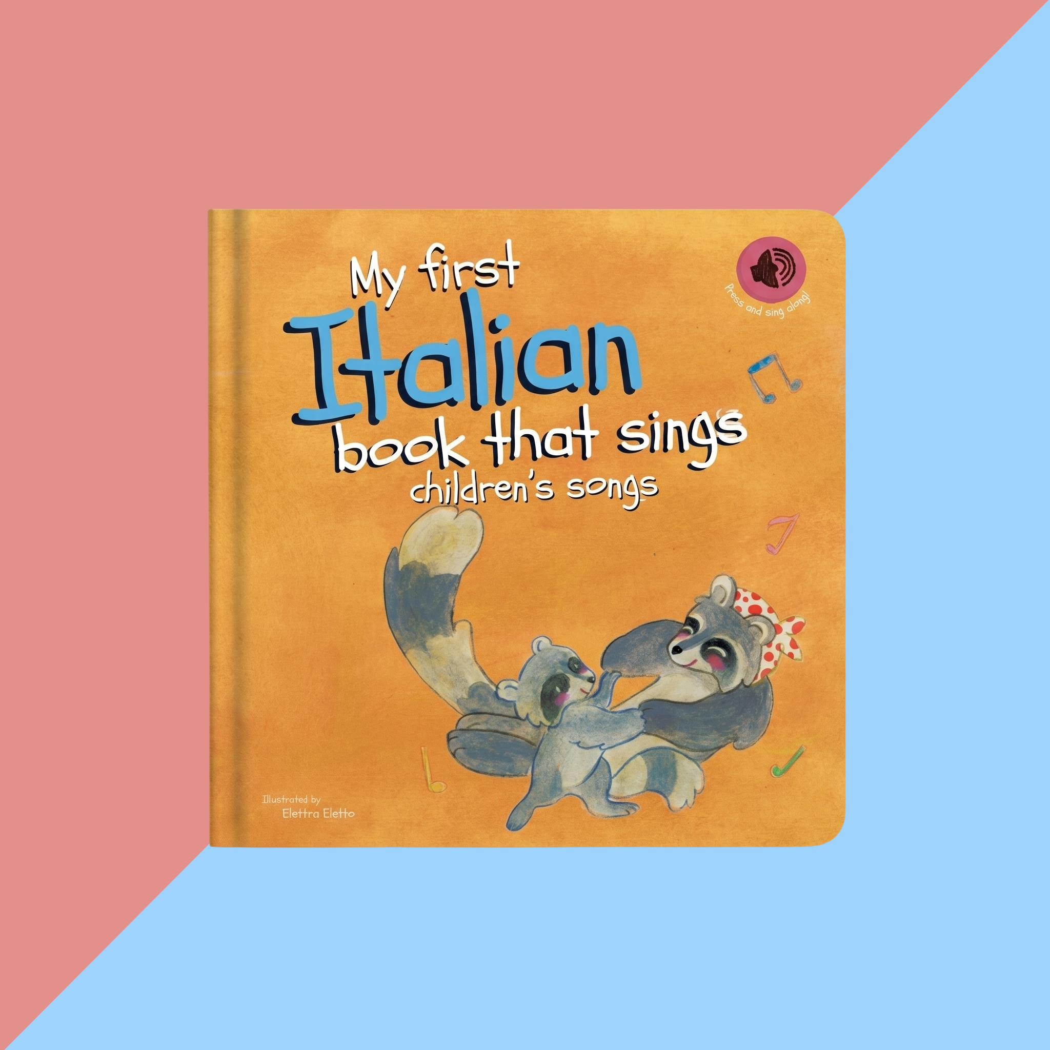 My first Italian book that sings children's songs