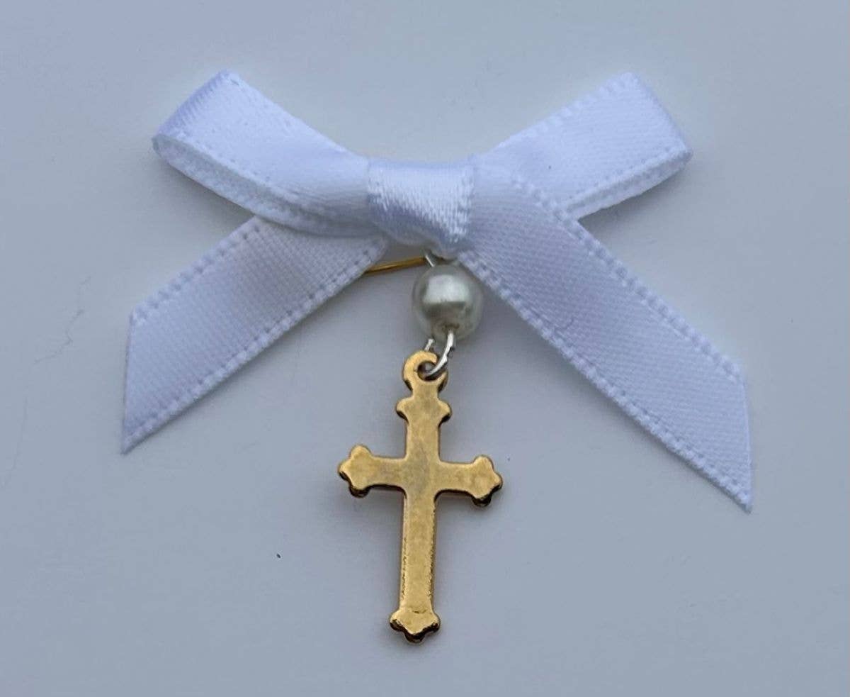 God Child Pin W/ Gold Cross
