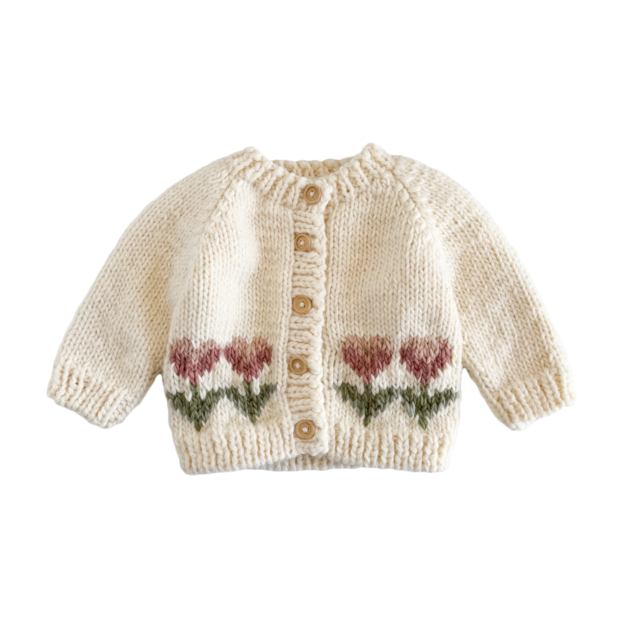 Tulip Flower Cardigan Baby Kid Fall Spring Sweater Apparel
