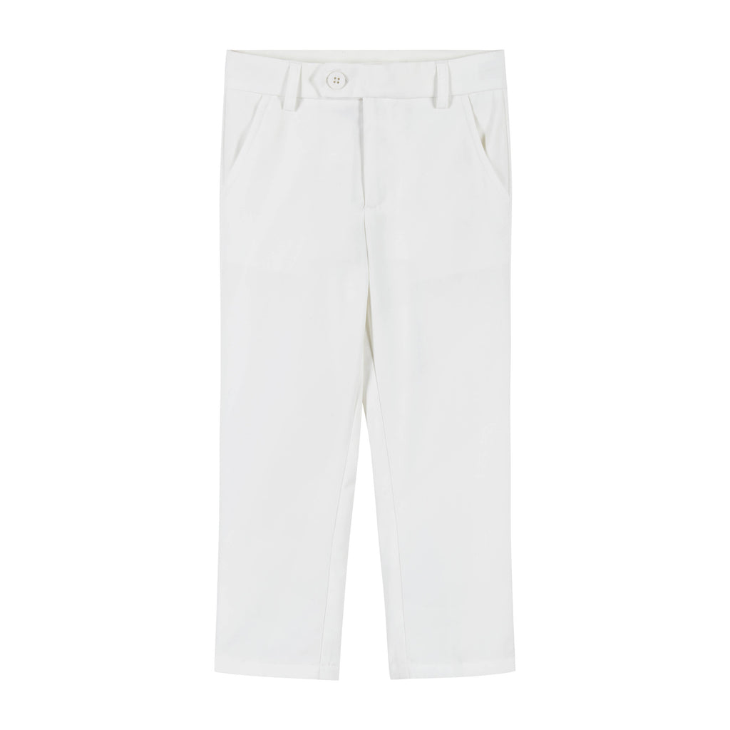 Boys Toddler Suit - White-Special Occasion/Communion/Wedding