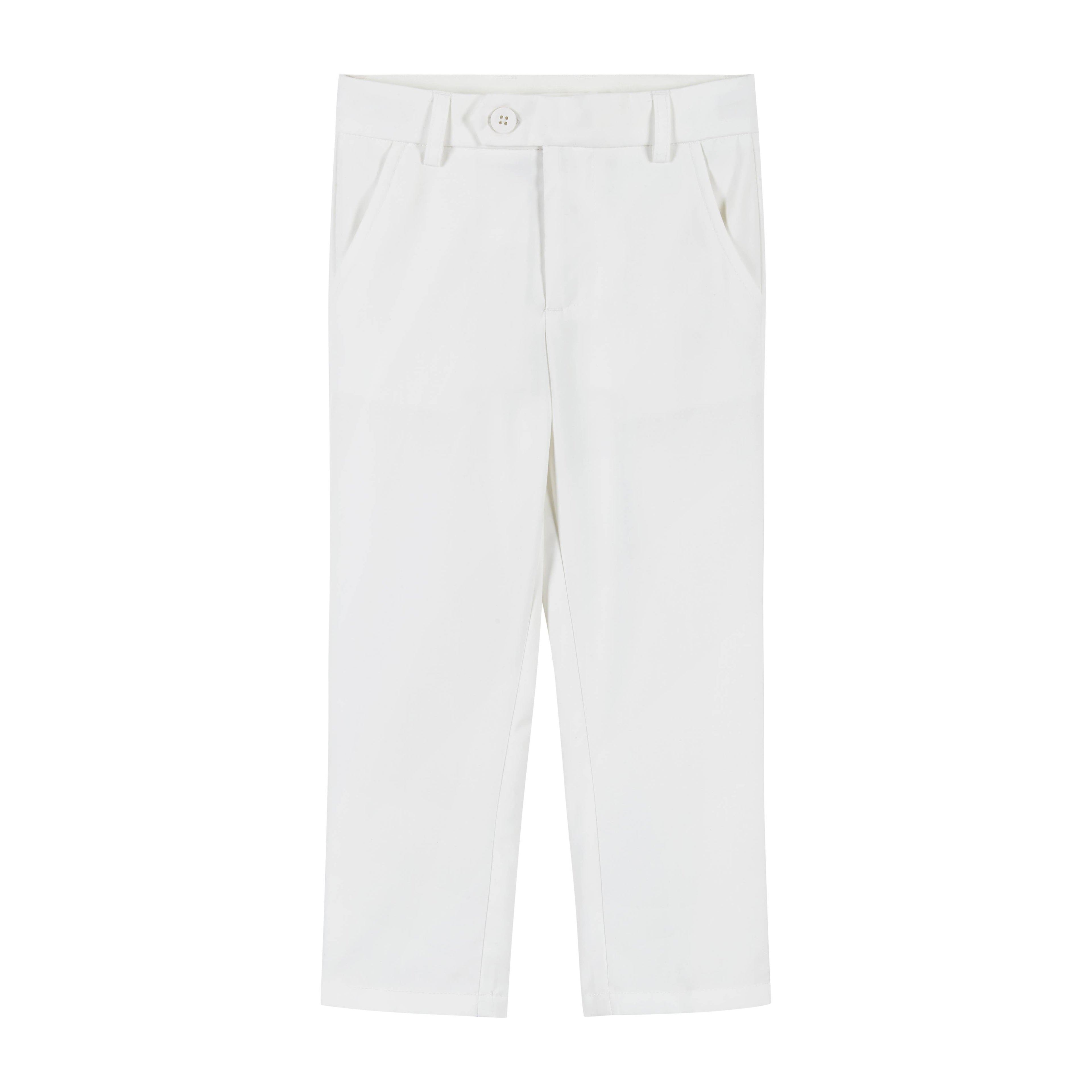Boys Toddler Suit - White-Special Occasion/Communion/Wedding