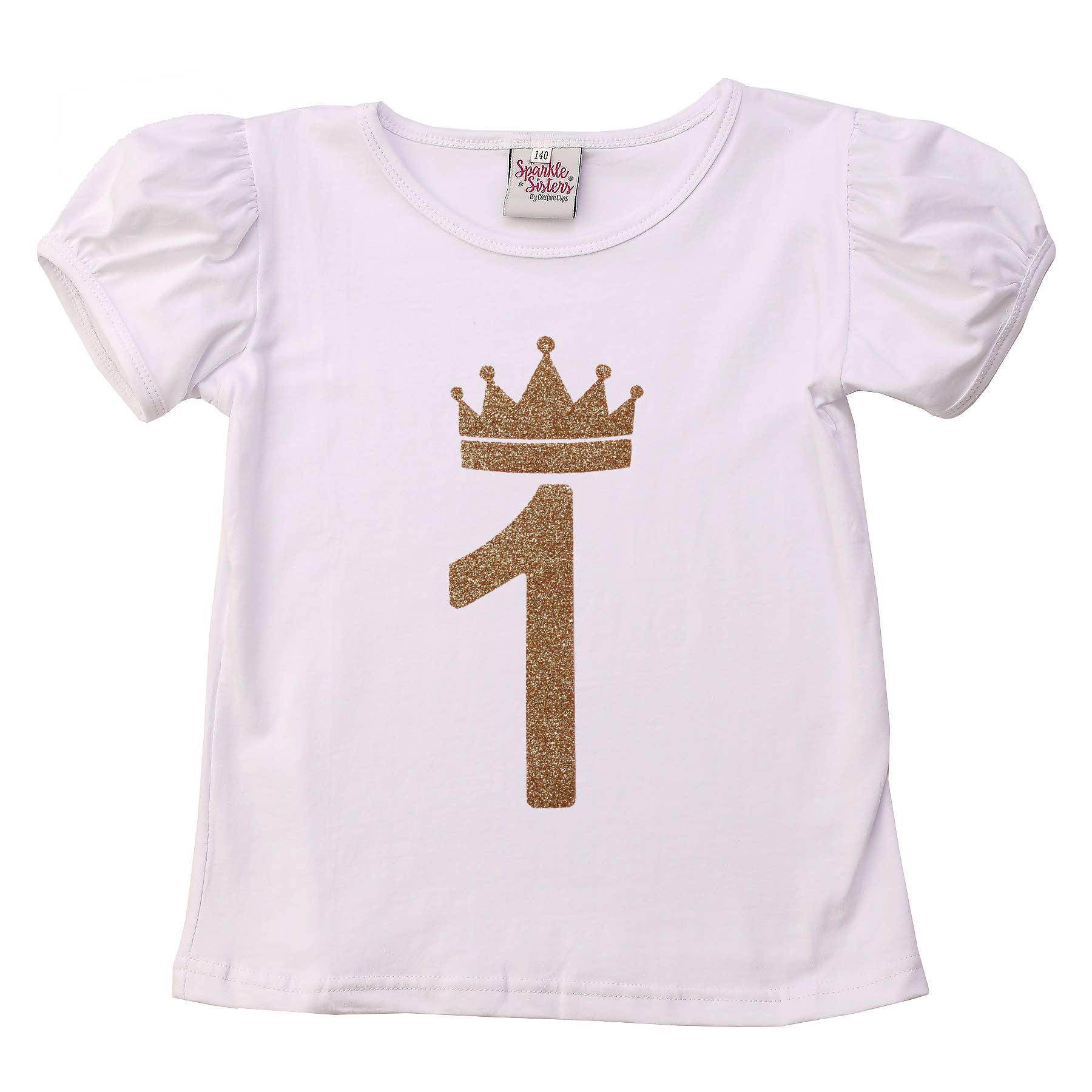 #1 Birthday Puff sleeve T shirt