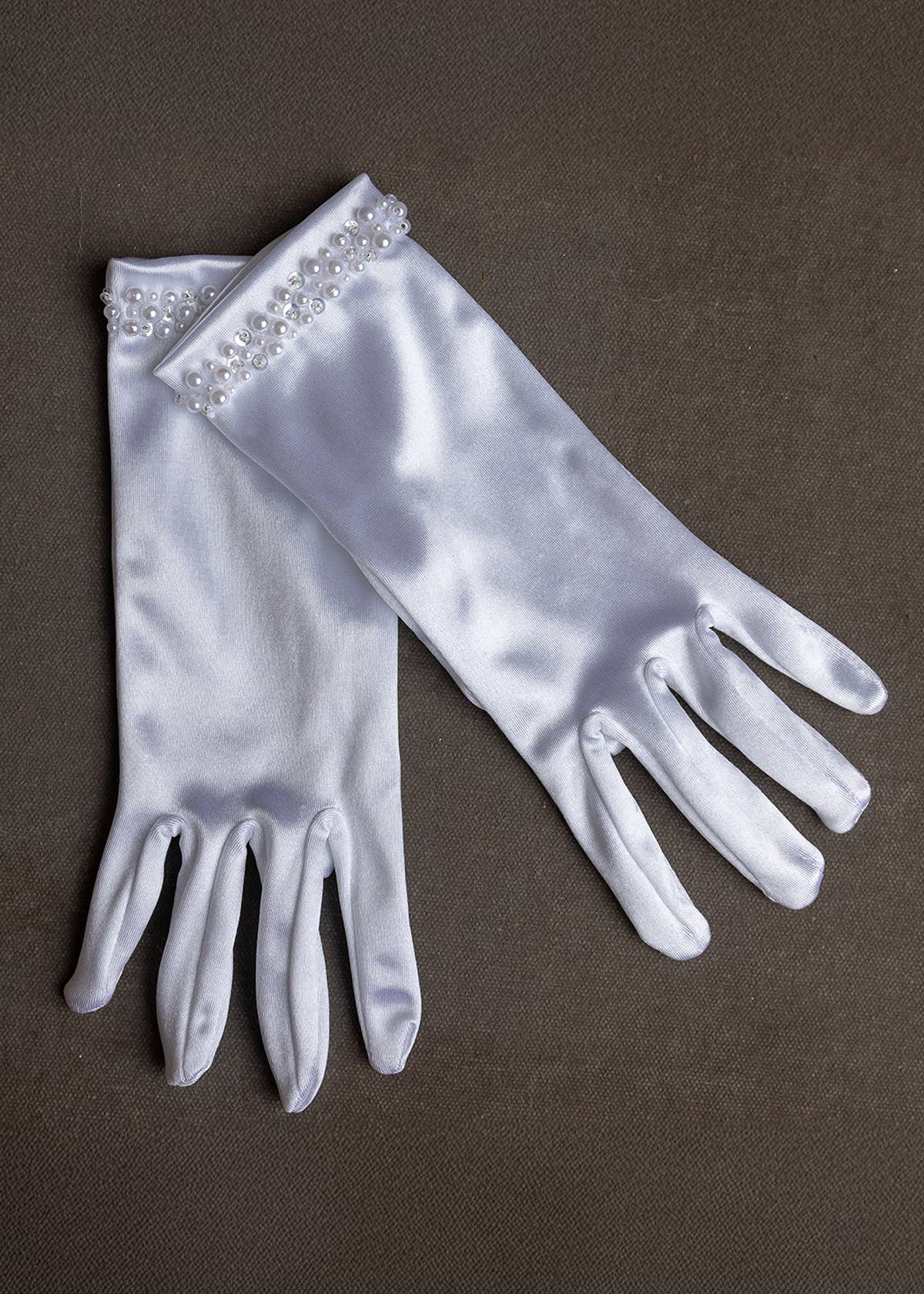 Communion Gloves with Pearl Cuff