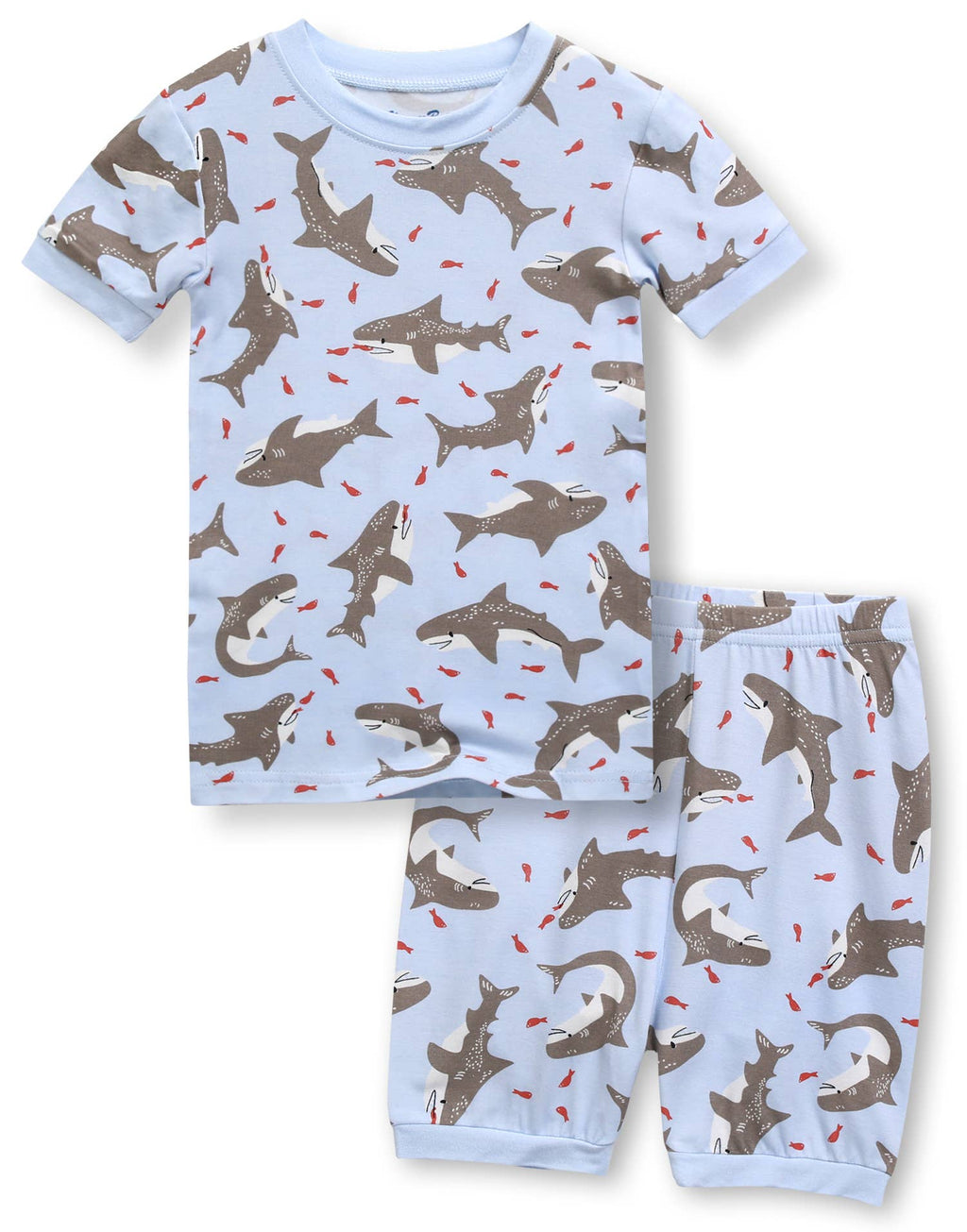 Fun shark Viscose Short Sleeve PJs-C