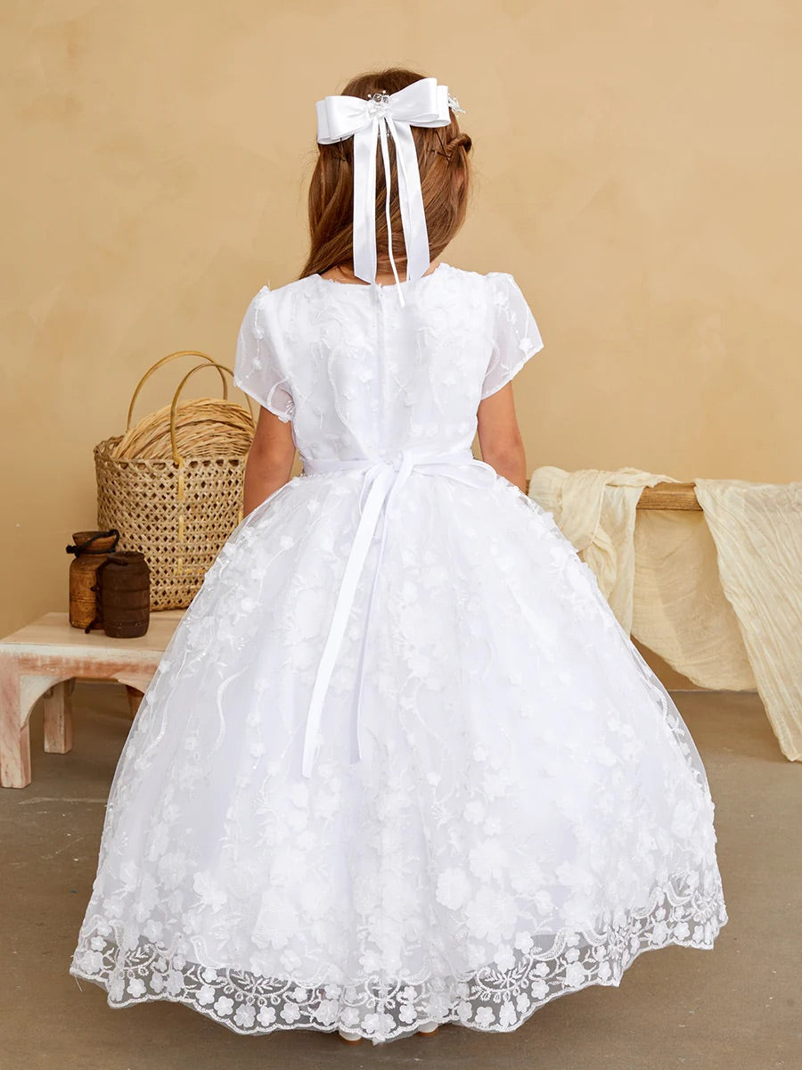 5845S tip top white dress