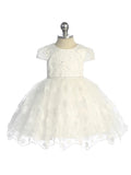 5845S tip top white dress