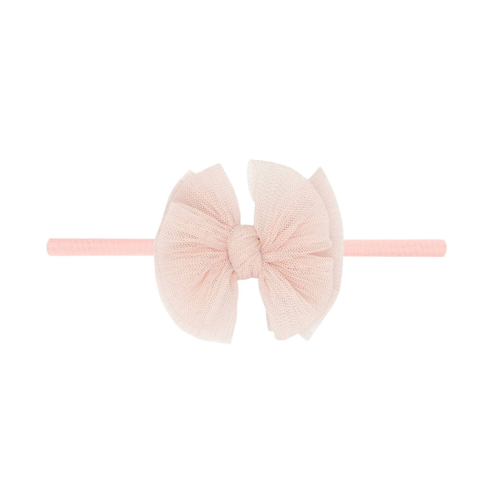 Baby Bling® Tulle Baby FAB® Skinny soft tulle bow headband