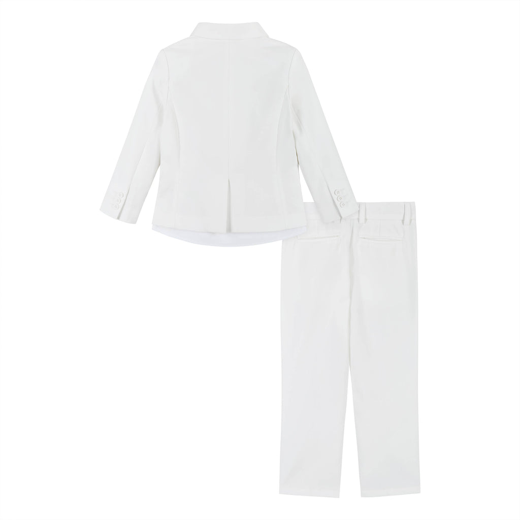 Boys Toddler Suit - White-Special Occasion/Communion/Wedding