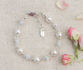 Kid's Sterling Silver White Pearl Baby or Child's Bracelet
