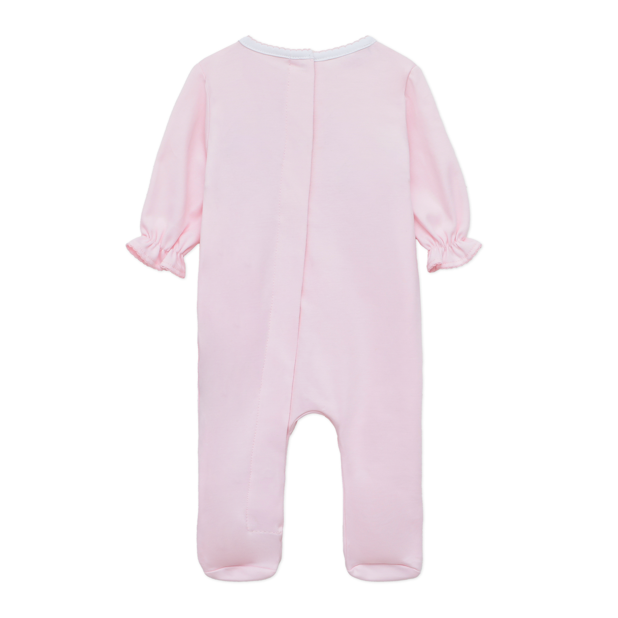 Little Ducklings Classics Smocked Footie - Pink