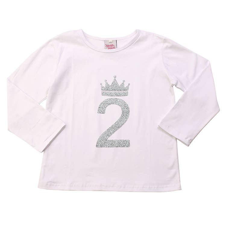 #2 Crown Long Sleeve Tee Shirt