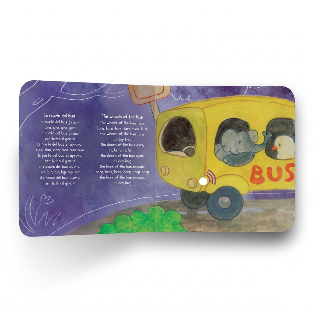 My first Italian book that sings children's songs