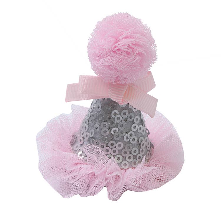 Sequin Party Hat Hair Clips