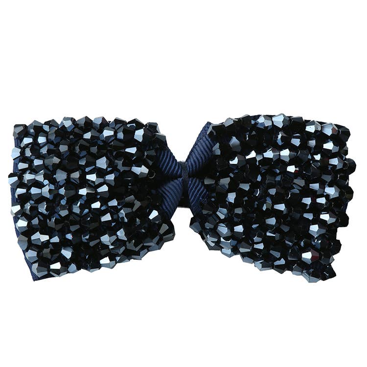 Couture Beaded Bow Clip