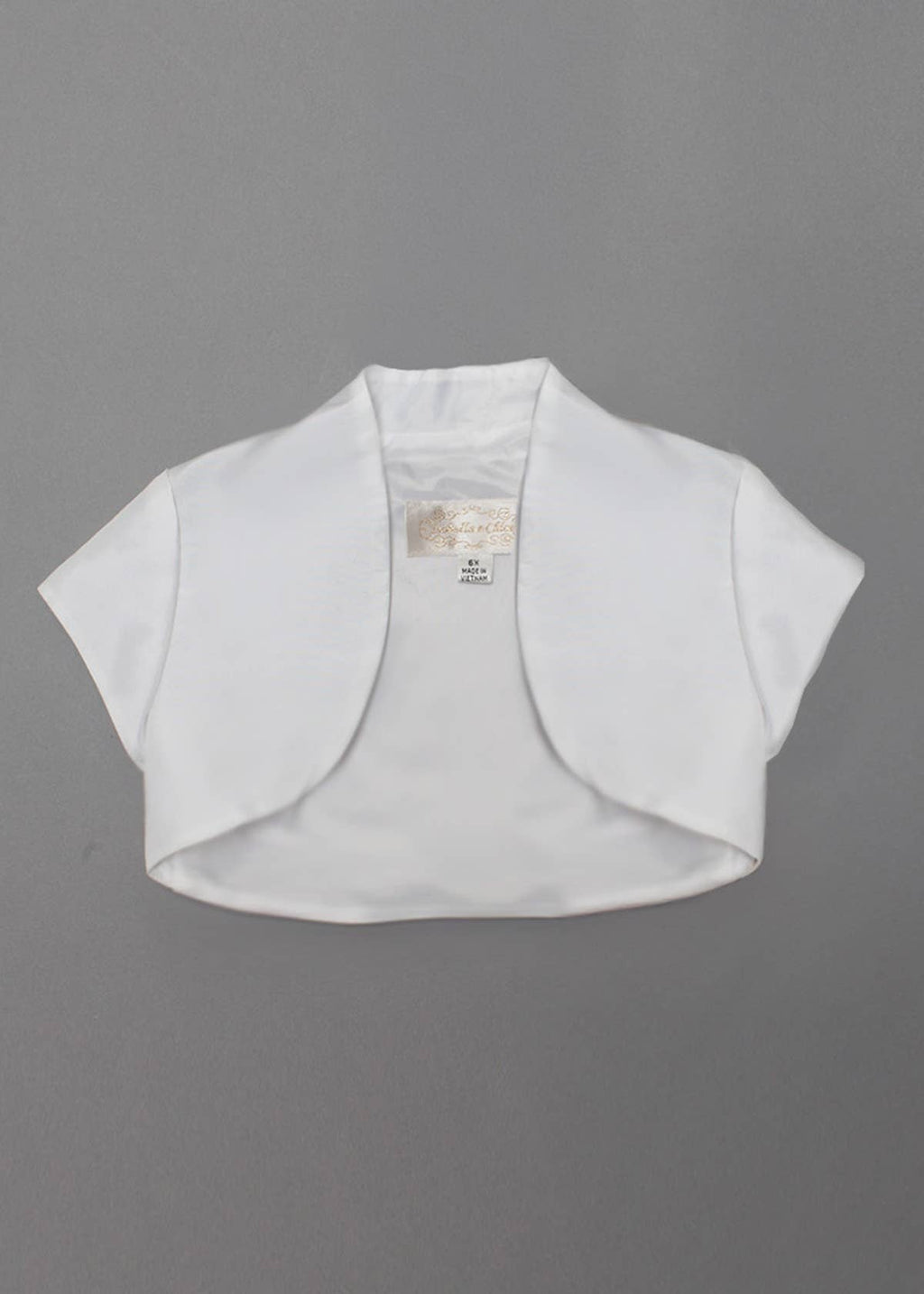 Satin Communion Bolero